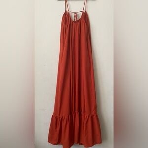 Item 14 2XL Orange Spaghetti Strap Dress